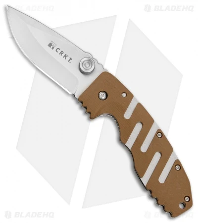 CRKT Ryan Seven Liner Lock Knife Tan (3.5" Satin) 6803D 3 CRKT Ryan Seven Liner Lock Knife Tan (3.5" Satin) 6803D