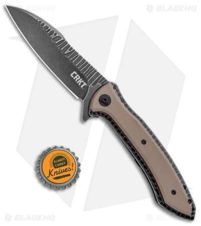 CRKT Apoc Frame Lock Knife Green G-10 (4" Black) 5380 6 CRKT Apoc Frame Lock Knife Green G-10 (4" Black) 5380 - Image 4