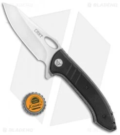 CRKT Avant-Tac Liner Lock Knife Black G-10 (3.625" Satin) 5820 -Cutting Edge Cutlery Knives Store CRKT Avant Tac LL Black G 10 Satin 5820 BHQ 103939 jr bottlecap