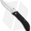 CRKT B.U.L.L. Front Flipper Liner Lock Knife Black Zytel (3" Satin) 6562