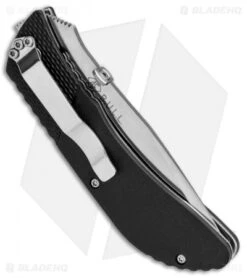 CRKT B.U.L.L. Front Flipper Liner Lock Knife Black Zytel (3" Satin) 6562 -Cutting Edge Cutlery Knives Store CRKT B.U.L.L. Front Flipper Black Zytel Satin 6562 BHQ 87024 jr side