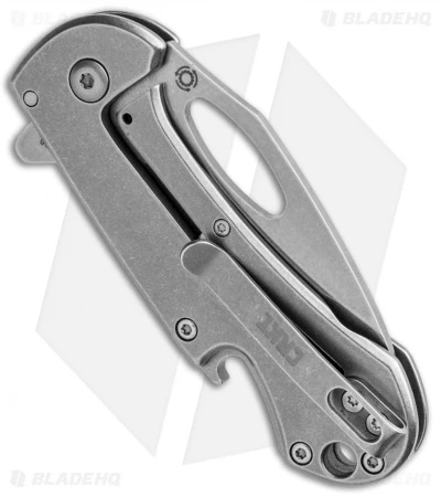 CRKT Bev-Edge Flipper Knife W/ Bottle Opener (2.5" Stonewash) 4630 5 CRKT Bev-Edge Flipper Knife W/ Bottle Opener (2.5" Stonewash) 4630 - Image 3