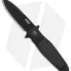 CRKT Bombastic Frame Lock Knife Black GFN (3.3" Black) K345KKSP -Cutting Edge Cutlery Knives Store CRKT Bombastic Black Plain Edge BHQ 78172 er