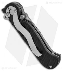 CRKT Bud Nealy Pesh-Kabz Liner Lock Knife Black (3" Satin) 6663 -Cutting Edge Cutlery Knives Store CRKT Bud Nealy Pesh Kabz LL Black Satin 6663 BHQ 87730 jr side