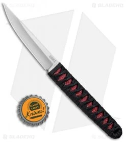 CRKT Burnley Obake Fixed Blade Knife Red (3.64" Satin) 2367RS -Cutting Edge Cutlery Knives Store CRKT Burnley Obake Red Satin 2367RSC BHQ 72437 jr bottlecap