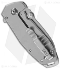 CRKT Burnley Squid Flipper Assisted Opening Knife Silver (2.4" Bead Blast) -Cutting Edge Cutlery Knives Store CRKT Burnley Squid FL Assisted SW 2492 BHQ 119330 jr side