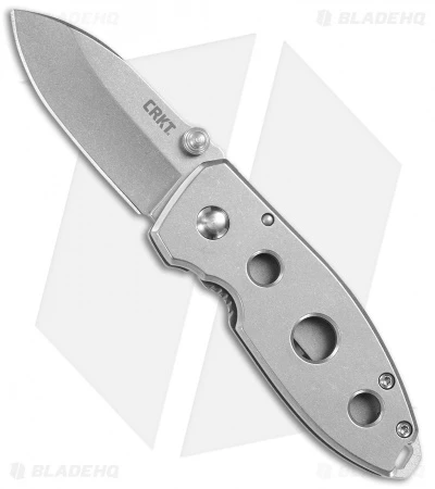 CRKT Burnley Squid Holey Frame Lock Knife (2.25" Stonewash) 2491 3 CRKT Burnley Squid Holey Frame Lock Knife (2.25" Stonewash) 2491