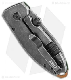 CRKT Burnley Squid Frame Lock Knife Green Micarta (2.25" Smokewash D2) 9 CRKT Burnley Squid Frame Lock Knife Green Micarta (2.25" Smokewash D2) -Cutting Edge Cutlery Knives Store CRKT Burnley Squid Frame Lock Knife Green Micarta 2.25 Smokewash D2 BHQ 111825 LS Side