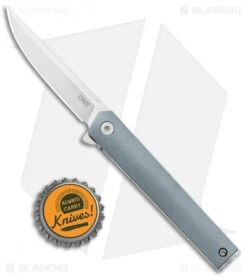 CRKT CEO Compact Liner Lock Knife Gray GRN (2.61" Satin) -Cutting Edge Cutlery Knives Store CRKT CEO Compact Glass Reinforced Nylon LL Satin BHQ 138961 jr bottlecap