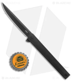 CRKT CEO Exclusive Flipper Liner Lock Knife Blackout GRN (3.25" Black D2) -Cutting Edge Cutlery Knives Store CRKT CEO Exclusive Flipper LL Blackout GRN Black D2 BHQ 121113 jr bottlecap