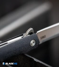 CRKT CEO Flipper Liner Lock Knife Black GRN (3.4" Satin) 12 CRKT CEO Flipper Liner Lock Knife Black GRN (3.4" Satin) -Cutting Edge Cutlery Knives Store CRKT CEO Flipper Liner Lock Knife Black GRN Satin BHQ 119358 kp steel open web