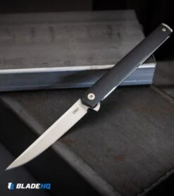 CRKT CEO Flipper Liner Lock Knife Black GRN (3.4" Satin) 11 CRKT CEO Flipper Liner Lock Knife Black GRN (3.4" Satin) -Cutting Edge Cutlery Knives Store CRKT CEO Flipper Liner Lock Knife Black GRN Satin BHQ 119358 kp steel web