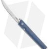 CRKT CEO Liner Lock Knife Blue Linen Micarta (3.1" Satin S35VN) BHQ Exclusive -Cutting Edge Cutlery Knives Store CRKT CEO Liner Lock Knife Blue Linen Micarta 3.1in Satin S35VN BHQ Exclusive 7096BLS35 BHQ 117054 LS