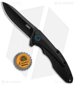 CRKT Caligo Liner Lock Flipper Knife Black Al (3.1" D2 Black) BHQ Exclusive 9 CRKT Caligo Liner Lock Flipper Knife Black Al (3.1" D2 Black) BHQ Exclusive -Cutting Edge Cutlery Knives Store CRKT Caligo LL Black Al Black 6215D2 BHQ 95851 jr bottlecap