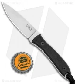 CRKT Carson F4-02N Fixed Blade Neck Knife Black G-10 (2.88" Satin) -Cutting Edge Cutlery Knives Store CRKT Carson F4 02N Neck Knife Black G 10 Satin CRF402N BHQ 90721 jr bottlecap