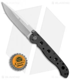 CRKT Carson M16-01F Spear Point Flipper Knife Carbon Fiber (3.1" Satin) 9 CRKT Carson M16-01F Spear Point Flipper Knife Carbon Fiber (3.1" Satin) -Cutting Edge Cutlery Knives Store CRKT Carson M16 01F spear point cf satin BHQ 69070 er size