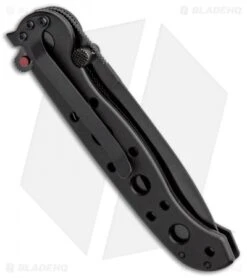 CRKT Carson M16-01K EDC Spear Point Liner Lock Knife (3" Black) -Cutting Edge Cutlery Knives Store CRKT Carson M16 01K EDC SP LL Black BHQ 87733 jr side