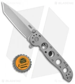 CRKT M16-02SS Stainless Steel Frame Lock Knife Tanto (3" Bead Blast) -Cutting Edge Cutlery Knives Store CRKT Carson M16 02SS SS BB FL Satin BHQ 138965 jr bottlecap
