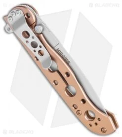 CRKT Carson M16-03BS Frame Lock Knife Bronze Stainless Steel (3.6" Satin) -Cutting Edge Cutlery Knives Store CRKT Carson M16 03BS FL SS Satin BHQ 119388 jr side