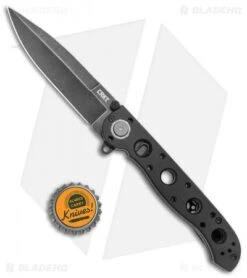 CRKT Carson M16-03DB Spear Point Dead Lock Flipper Knife (3.5" Black SW) -Cutting Edge Cutlery Knives Store CRKT Carson M16 03DB SP Dead Lock Black Flipper Black SW BHQ 138924 jr bottlecap