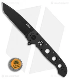 CRKT Carson M16-04KS Tanto Frame Lock Flipper Knife (3.87" Black) 9 CRKT Carson M16-04KS Tanto Frame Lock Flipper Knife (3.87" Black) -Cutting Edge Cutlery Knives Store CRKT Carson M16 04KS Tanto black BHQ 76690 er bottlecap