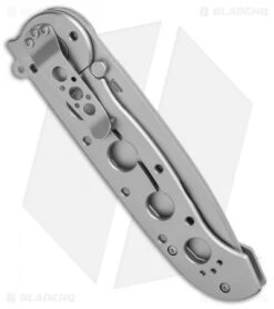 CRKT M16-04SS Stainless Steel Frame Lock Knife Tanto (3.9" Bead Blast) 8 CRKT M16-04SS Stainless Steel Frame Lock Knife Tanto (3.9" Bead Blast) -Cutting Edge Cutlery Knives Store CRKT Carson M16 04SS SS Tanto FL Flipper BB BHQ 138967 jr side