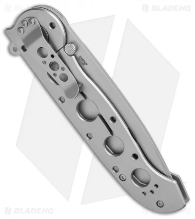 CRKT M16-04SS Stainless Steel Frame Lock Knife Tanto (3.9" Bead Blast) 5 CRKT M16-04SS Stainless Steel Frame Lock Knife Tanto (3.9" Bead Blast) - Image 3