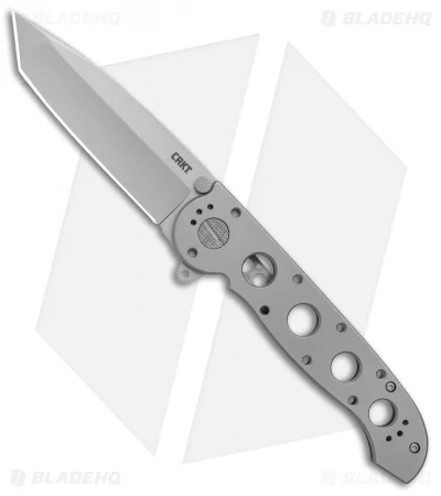 CRKT M16-04SS Stainless Steel Frame Lock Knife Tanto (3.9" Bead Blast) 3 CRKT M16-04SS Stainless Steel Frame Lock Knife Tanto (3.9" Bead Blast)
