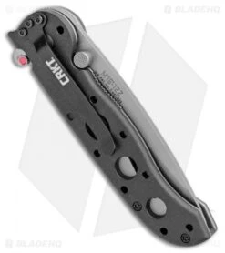 CRKT Carson M16-12Z Folding Tanto Flipper Knife Zytel (3" Bead Blast Serr) -Cutting Edge Cutlery Knives Store CRKT Carson M16 12Z Folding Tanto Zytel BB Serr BHQ 8902 jr side