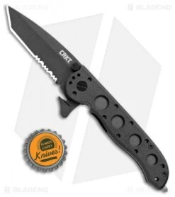 CRKT Carson M16-12ZLEK Tanto Flipper Knife Zytel (3" Black Serr) 9 CRKT Carson M16-12ZLEK Tanto Flipper Knife Zytel (3" Black Serr) -Cutting Edge Cutlery Knives Store CRKT Carson M16 12ZLEK Tanto Zytel Black Serr BHQ 9882 jr bottlecap