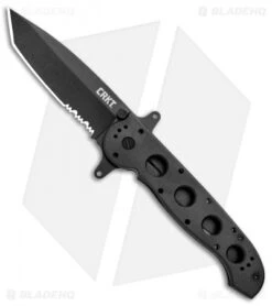 CRKT Carson M16-14SF Special Forces Folding Tanto Knife (3.875" Black Serr)