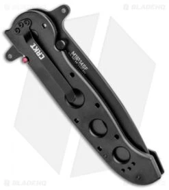 CRKT Carson M16-14SF Special Forces Folding Tanto Knife (3.875" Black Serr) -Cutting Edge Cutlery Knives Store CRKT Carson M16 14SF Special Forces Folding Tanto Black Serr BHQ 6703 jr side