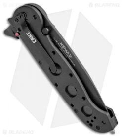 CRKT Carson M16-14ZLEK Tanto Liner Lock Knife (3.75" Serr) -Cutting Edge Cutlery Knives Store CRKT Carson M16 14ZLEK Tanto LL Serr BHQ 8897 jr side