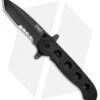 CRKT Carson M16-14SFG Special Forces Tanto Flipper Knife (3.875" Black Serr) -Cutting Edge Cutlery Knives Store CRKT Carson M16 14ZSF Tanto Special Forces Black Serr BHQ 3150 jr