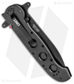 CRKT Carson M21-14SF Special Forces Flipper Knife Aluminum (3.875" Black Serr) 8 CRKT Carson M21-14SF Special Forces Flipper Knife Aluminum (3.875" Black Serr) -Cutting Edge Cutlery Knives Store CRKT Carson M21 12SF Special Forces Aluminum Black Serr BHQ 6703 jr side