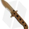 CRKT Carson M21-14DSFG Special Forces Flipper Knife Tan G-10 (3.875" Serr) 2 CRKT Carson M21-14DSFG Special Forces Flipper Knife Tan G-10 (3.875" Serr) -Cutting Edge Cutlery Knives Store CRKT Carson M21 14DSFG Special Forces Flipper Tan G 10 Serr BHQ 4983 jr 1