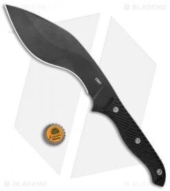 CRKT Clever Girl Kukri Fixed Blade Knife Black G-10 (7.75" Black) -Cutting Edge Cutlery Knives Store CRKT Clever Girl Kukri Fixed Blade Black BHQ 138972 jr bottlecap