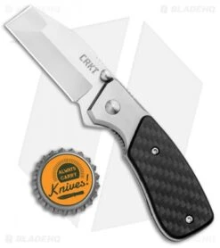 CRKT Compact Razel Liner Lock Knife Carbon Fiber (2.13" Satin) 9 CRKT Compact Razel Liner Lock Knife Carbon Fiber (2.13" Satin) -Cutting Edge Cutlery Knives Store CRKT Compact Razel CF CR4020CF BHQ 93124 jr bottlecap