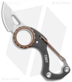 CRKT Compano Carabiner Folding Knife (1.4" Satin) 9082
