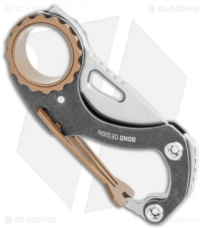 CRKT Compano Carabiner Folding Knife (1.4" Satin) 9082 5 CRKT Compano Carabiner Folding Knife (1.4" Satin) 9082 - Image 3