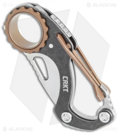 CRKT Compano Carabiner Folding Knife (1.4" Satin) 9082 4 CRKT Compano Carabiner Folding Knife (1.4" Satin) 9082 - Image 2