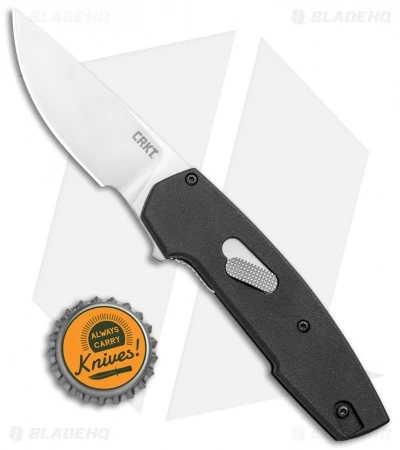 CRKT Cottidae Liner Lock Knife Black Aluminum (2.6" Satin) 6321 6 CRKT Cottidae Liner Lock Knife Black Aluminum (2.6" Satin) 6321 - Image 4