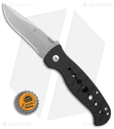 CRKT Crawford Falcon Liner Lock Knife Black Zytel (3.875" Satin) 6232 6 CRKT Crawford Falcon Liner Lock Knife Black Zytel (3.875" Satin) 6232 - Image 4