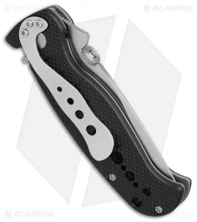 CRKT Crawford Falcon Liner Lock Knife Black Zytel (3.875" Satin) 6232 4 CRKT Crawford Falcon Liner Lock Knife Black Zytel (3.875" Satin) 6232 - Image 2