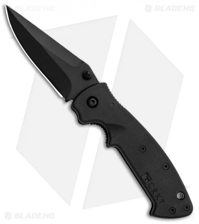 CRKT Crawford Kasper Liner Lock Knife Black Zytel (3.1" Black) 6772K 3 CRKT Crawford Kasper Liner Lock Knife Black Zytel (3.1" Black) 6772K