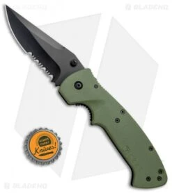 CRKT Crawford Kasper Liner Lock Knife OD Green Zytel (3.75" Black Serr) 6783KOD 9 CRKT Crawford Kasper Liner Lock Knife OD Green Zytel (3.75" Black Serr) 6783KOD -Cutting Edge Cutlery Knives Store CRKT Crawford Kasper LL OD Green Zytel Black Serr CR6783KOD BHQ 43795 jr bottlecap