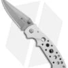 CRKT Crawford Kasper Professional Liner Lock Knife Silver (3" Gray) 7772