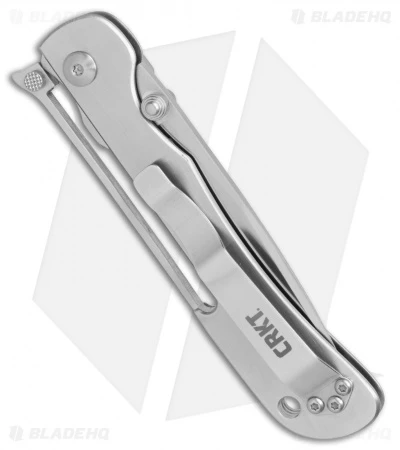 CRKT Crawford Offbeat Lockback Knife Stainless Steel (3.52" Satin) 7730 4 CRKT Crawford Offbeat Lockback Knife Stainless Steel (3.52" Satin) 7730 - Image 2