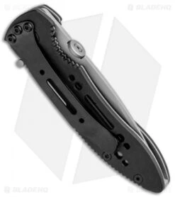 CRKT Crawford Point Guard Liner Lock Knife (3.5" Bead Blast Serr) 6762 -Cutting Edge Cutlery Knives Store CRKT Crawford PG LL BB Serr 6762 BHQ 87727 jr side