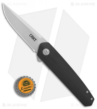 CRKT Cuatro Liner Lock Flipper Knife Black G-10 (3.1" Bead Blast) 7090 6 CRKT Cuatro Liner Lock Flipper Knife Black G-10 (3.1" Bead Blast) 7090 - Image 4